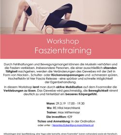 workshop faszientraining revital marz2019